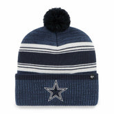 Dallas Cowboys '47 Fadeout Cuffed Knit Hat with Pom - Navy on sale