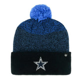 Dallas Cowboys '47 Dark Freeze Cuffed Knit Hat with Pom - Navy cheap