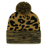 Dallas Cowboys '47 Women's Rosette Cuffed Knit Hat with Pom - Tan on sale