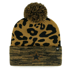 Dallas Cowboys '47 Women's Rosette Cuffed Knit Hat with Pom - Tan on sale