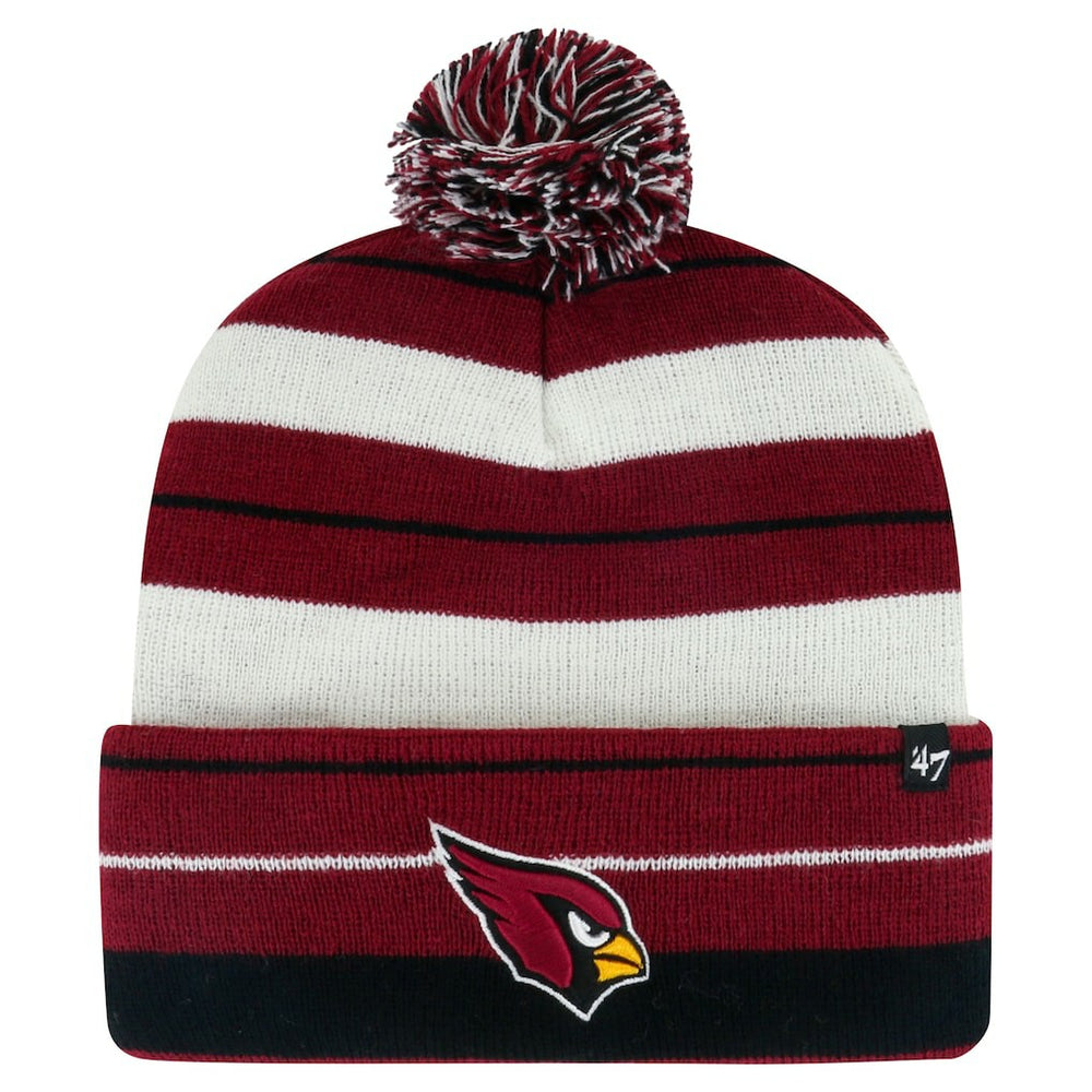 Arizona Cardinals '47 Powerline Cuffed Knit Hat with Pom - Cardinal cheap