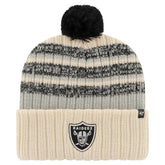 Las Vegas Raiders '47 Tavern Cuffed Knit Hat with Pom - Natural online