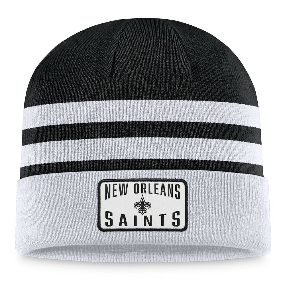 New Orleans Saints Logo Cuffed Knit Hat - Heather Gray cheap