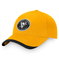 Pittsburgh Penguins Fanatics Fundamental Adjustable Hat Gold