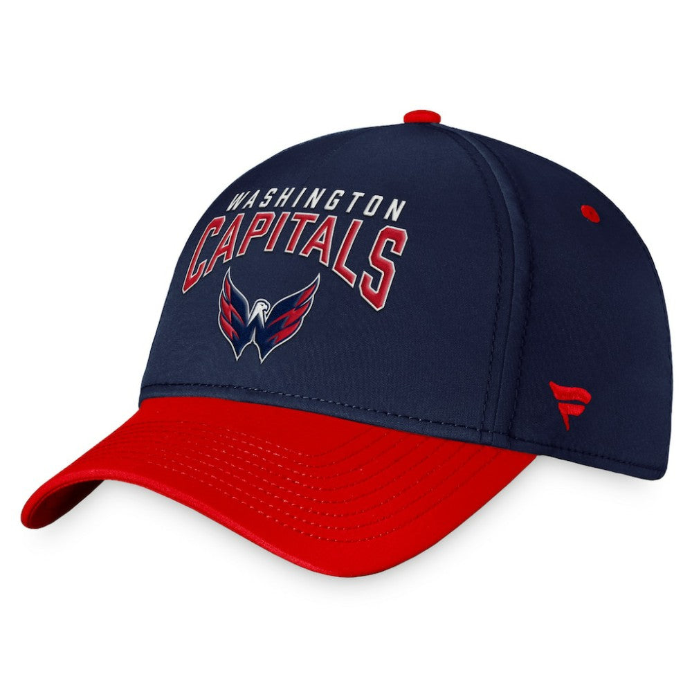 Washington Capitals Fanatics Fundamental 2-Tone Flex Hat Navy/Red