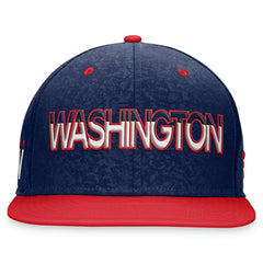 Washington Capitals Fanatics Authentic Pro Alternate Jersey Snapback Hat Navy/Red