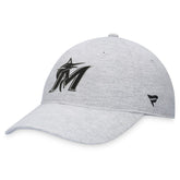 Miami Marlins Logo Adjustable Hat - Gray