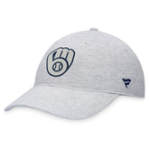 Milwaukee Brewers Logo Adjustable Hat - Gray