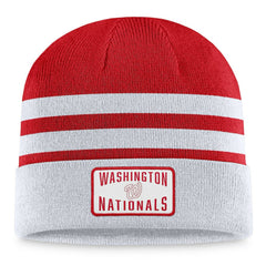 Washington Nationals Cuffed Knit Hat - Gray