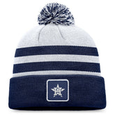 Houston Astros Cuffed Knit Hat with Pom - Gray