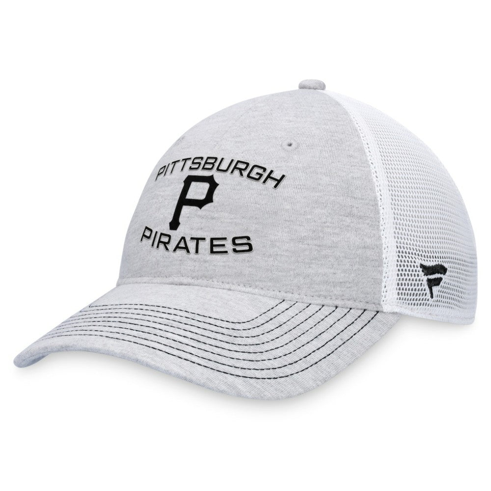 Pittsburgh Pirates Trucker Adjustable Hat - Gray
