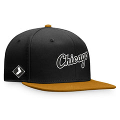 Chicago White Sox Fitted Hat - Black/Khaki
