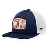 Detroit Tigers Foam Front Patch Trucker Snapback Hat - Navy