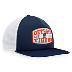 Detroit Tigers Foam Front Patch Trucker Snapback Hat - Navy