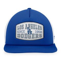 Los Angeles Dodgers Foam Front Patch Trucker Snapback Hat - Royal