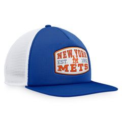 New York Mets Foam Front Patch Trucker Snapback Hat - Royal