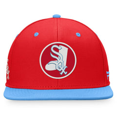 Chicago White Sox Cooperstown Collection Two-Tone Fitted Hat - Red/Light Blue