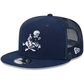 Dallas Cowboys New Era Retro Joe Main Trucker 9FIFTY Snapback Hat - Navy for sale