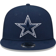 Dallas Cowboys New Era Youth Main Trucker 9FIFTY Snapback Hat - Navy discount