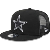 Dallas Cowboys New Era Main Trucker 9FIFTY Snapback Hat - Black discount