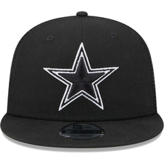 Dallas Cowboys New Era Main Trucker 9FIFTY Snapback Hat - Black discount