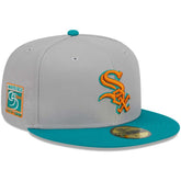 Chicago White Sox 59FIFTY Fitted Hat - Gray/Teal | New Era