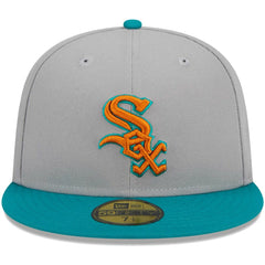 Chicago White Sox 59FIFTY Fitted Hat - Gray/Teal | New Era