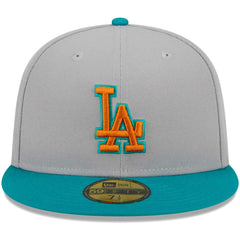 Los Angeles Dodgers 59FIFTY Fitted Hat - Gray/Teal | New Era