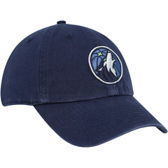 Minnesota Timberwolves '47 Core Logo Clean Up Adjustable Hat - Navy | 47 brand shop