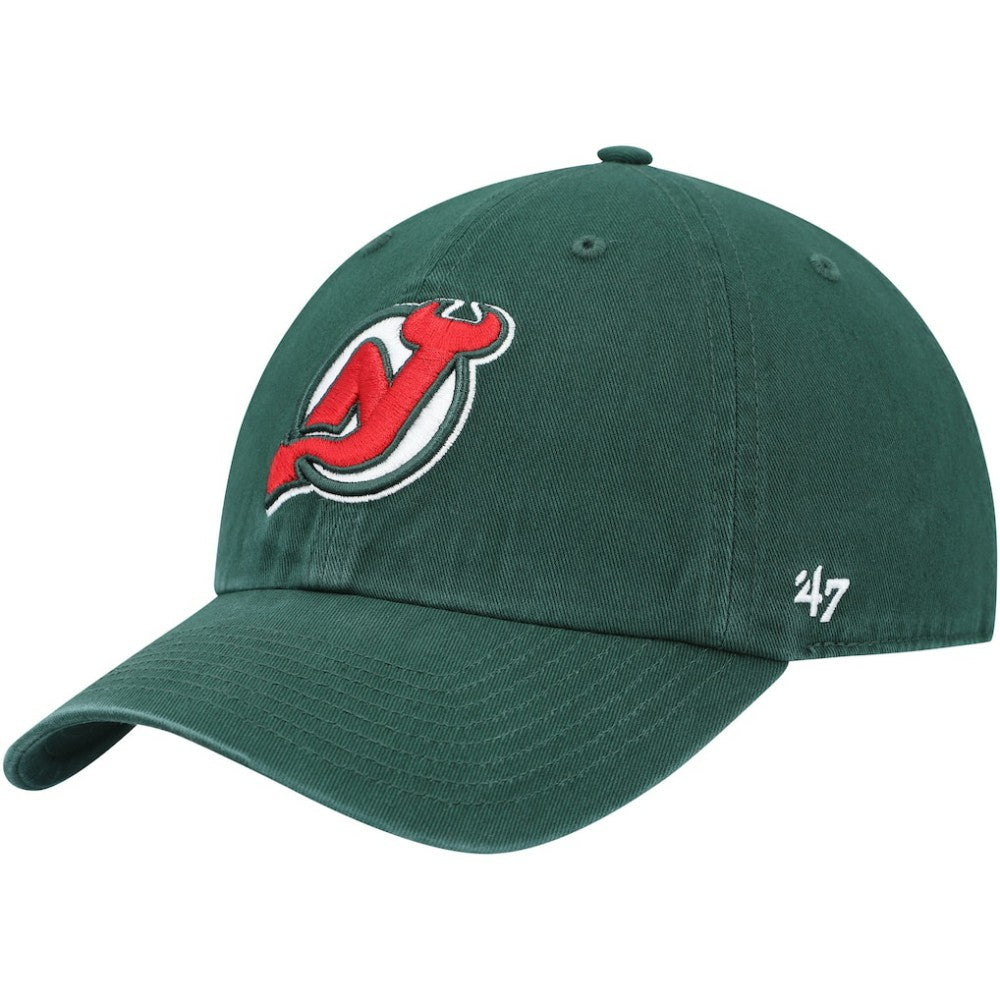 New Jersey Devils '47 Clean Up Adjustable Hat Green