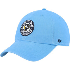 Pittsburgh Penguins '47 Clean Up Adjustable Hat Light Blue