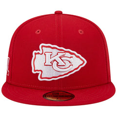 Kansas City Chiefs New Era Super Bowl LIV Main Patch 59FIFTY Fitted Hat - Scarlet discount