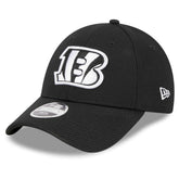 Cincinnati Bengals New Era Youth Main B-Dub 9FORTY Adjustable Hat - Black cheap