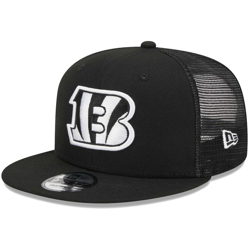 Cincinnati Bengals New Era Main Trucker 9FIFTY Snapback Hat - Black outlet
