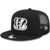 Cincinnati Bengals New Era Main Trucker 9FIFTY Snapback Hat - Black outlet