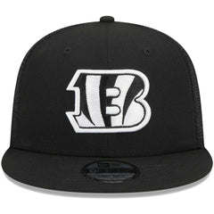 Cincinnati Bengals New Era Main Trucker 9FIFTY Snapback Hat - Black outlet