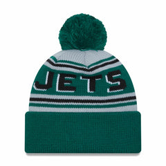 New York Jets New Era Main Cuffed Knit Hat with Pom - Green outlet