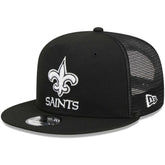 New Orleans Saints New Era Main Trucker 9FIFTY Snapback Hat - Black cheap