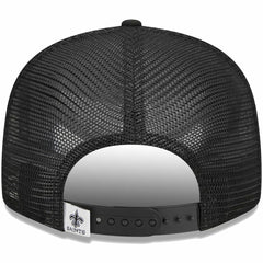 New Orleans Saints New Era Main Trucker 9FIFTY Snapback Hat - Black cheap