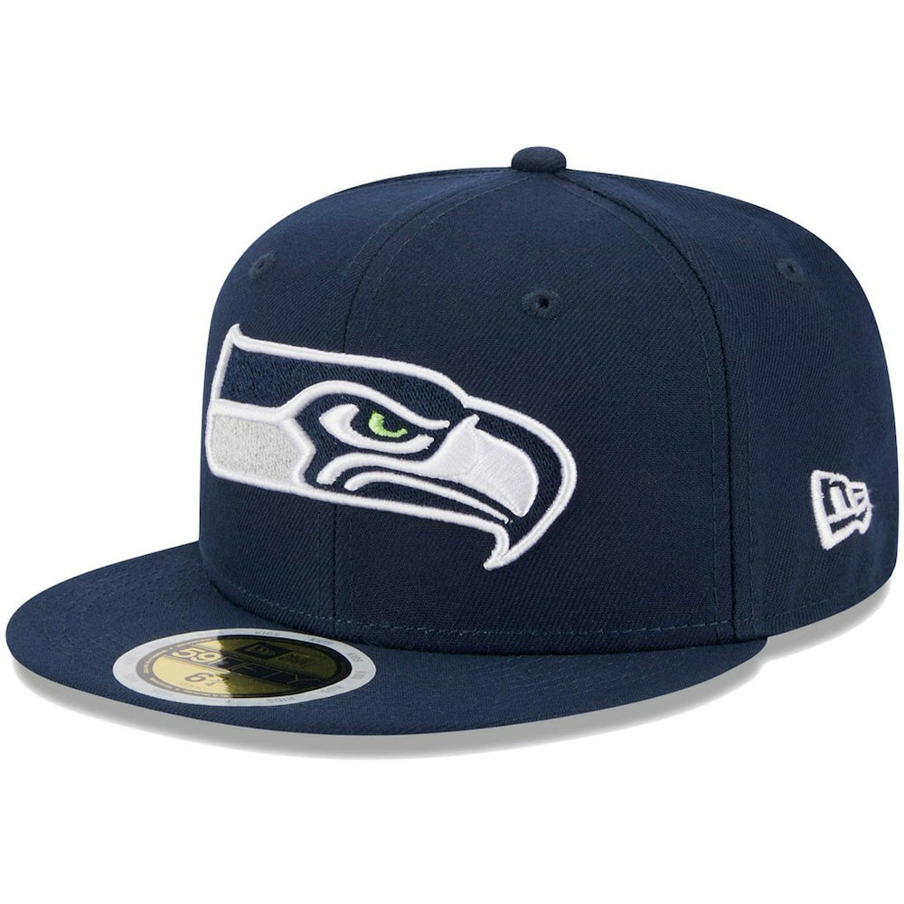 Seattle Seahawks New Era Youth Main 59FIFTY Fitted Hat - College Navy online