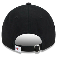 Kansas City Chiefs New Era Women's Main Core Classic 2.0 9TWENTY Adjustable Hat - Black for sale