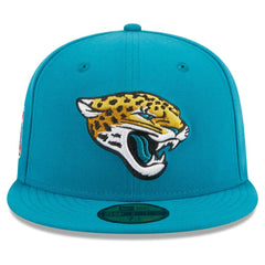 Jacksonville Jaguars New Era Main Patch 59FIFTY Fitted Hat - Teal discount