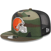 Cleveland Browns New Era Youth Main Trucker 9FIFTY Snapback Hat - Camo discount
