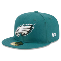 Philadelphia Eagles New Era Main Patch 59FIFTY Fitted Hat - Midnight Green on sale