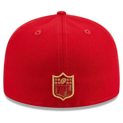 San Francisco 49ers New Era Main Patch 59FIFTY Fitted Hat - Scarlet online