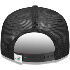 Miami Dolphins New Era Youth Main Trucker 9FIFTY Snapback Hat - Camo online