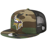 Minnesota Vikings New Era Main Trucker 9FIFTY Snapback Hat - Camo sale