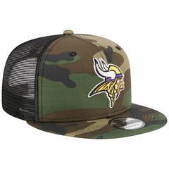 Minnesota Vikings New Era Main Trucker 9FIFTY Snapback Hat - Camo sale