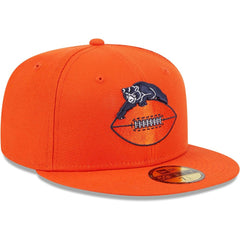 Chicago Bears New Era Throwback Main 59FIFTY Fitted Hat - Orange online