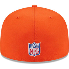 Chicago Bears New Era Throwback Main 59FIFTY Fitted Hat - Orange online